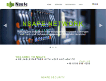 Tablet Screenshot of nsafe.de